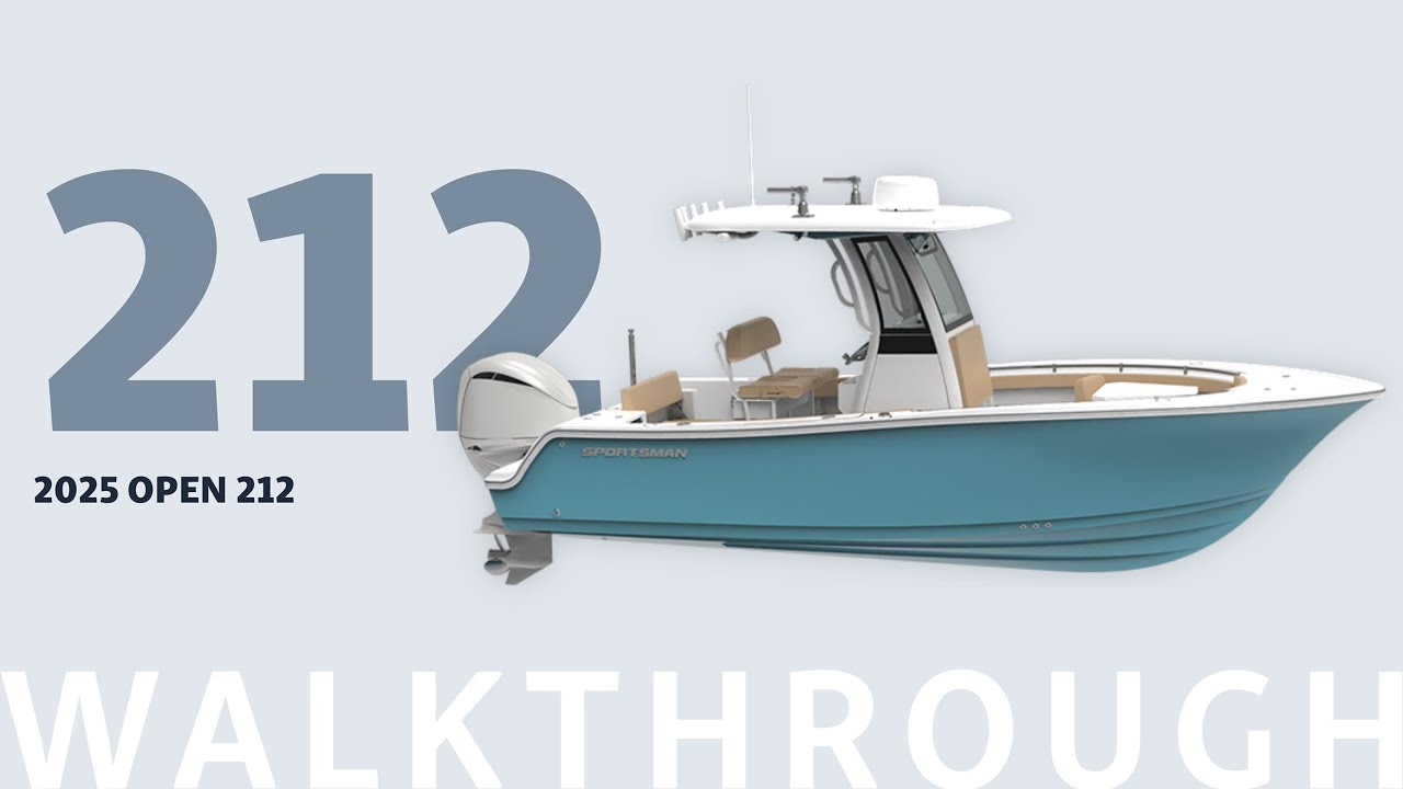 cover image for the video with the title of Open 212 Center Console - 2025 Walkthrough